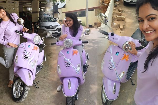 Rachitha Mahalakshmi: வெஷ்பா ஸ்கூட்டர் வாங்கிய ரச்சிதா மகாலட்சுமி.. அடடே என்ன பெயர் வைக்கிறதுனு கேட்டகறாங்க!
