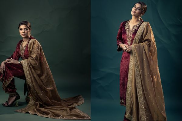 Aishwarya Rajesh Showcases Timeless Ethnic Elegance in Regal Maroon Ensemble