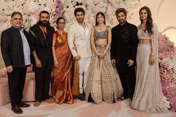 Allu Sirish-Nayanika Reddy Pre-Wedding Reception: Ram Charan, Allu Arjun & Tollywood Stars Light Up Grand Celebration