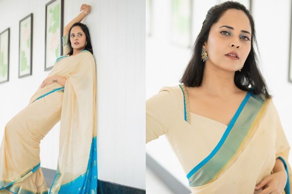 Anasuya Bharadwaj's Latest Saree Look Is Winning Hearts for All the Right Reasons