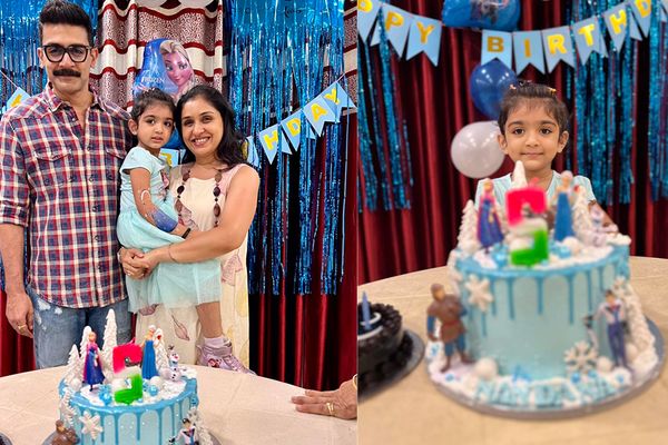 Anu Prabhakar Mukherjee Daughter Nandana 5th Birthday Celebration