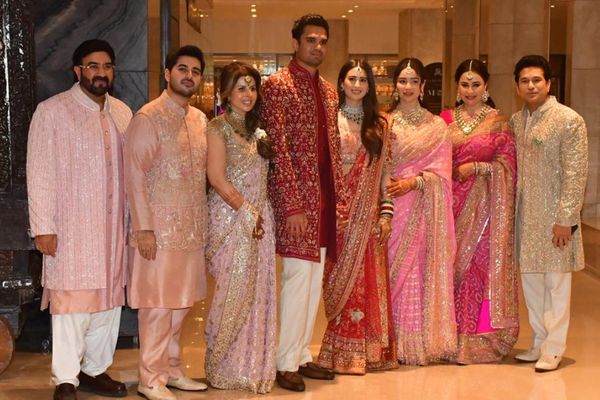 Arjun Tendulkar & Saaniya Chandhok Wedding Ceremony: Shah Rukh Khan, Dhoni, Aishwarya Rai and Cricket Legends Attend