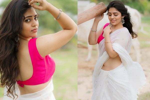 Bandhavi Sridhar: తెల్ల చీరలో కొంటె ఫోజులు.. అందాలతో చంపేస్తోన్న మసూద బ్యూటీ!