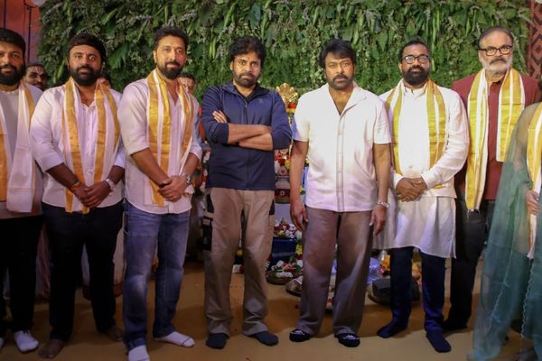 Chiranjeevi's 158th Movie Launched With Pooja