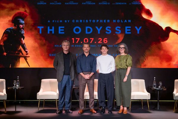 Christopher Nolan, Matt Damon & Tom Holland Bring The Odyssey Magic to Mumbai Premiere