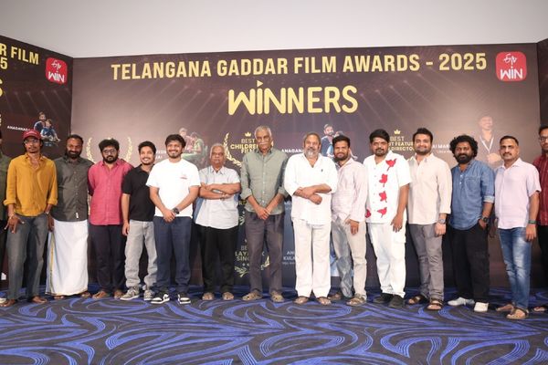 ETV WIN Telangana Gaddar Film Awards Winners Press Meet