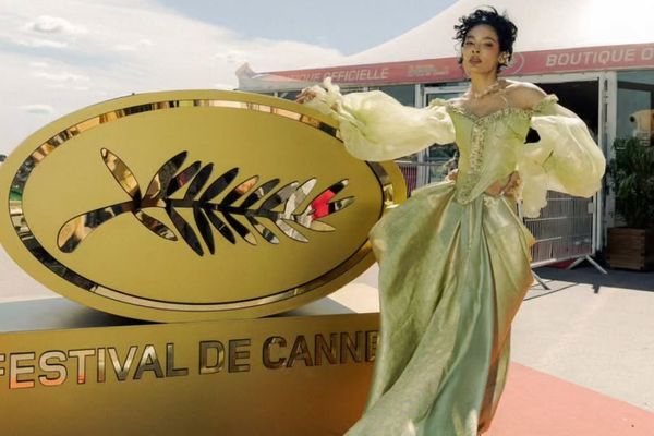 Ishita Mangal’s Cannes Fashion Moment Blends Kanjeevaram Silk With Fairytale Glamour