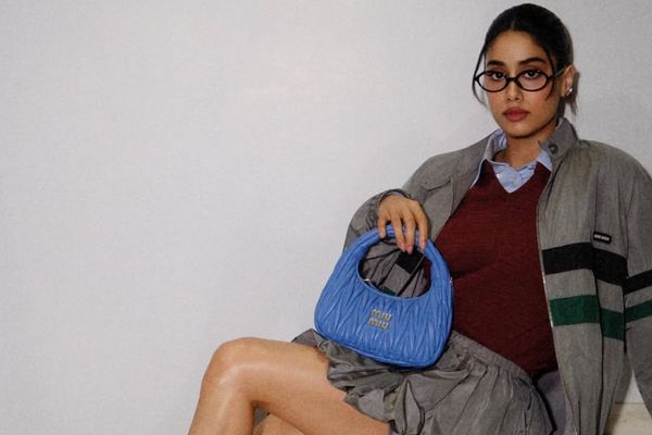 Janhvi Kapoor Turns Heads With Miu Miu Bag and Sporty-Chic Outfit