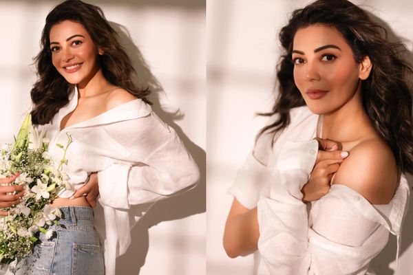 Kajal Aggarwal Embraces Soft Luxury in White Linen Look, New Instagram Photos Win Hearts