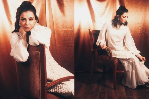 Kajal Aggarwal Redefines Modern Elegance In Sophisticated White Ethnic-Inspired Outfit
