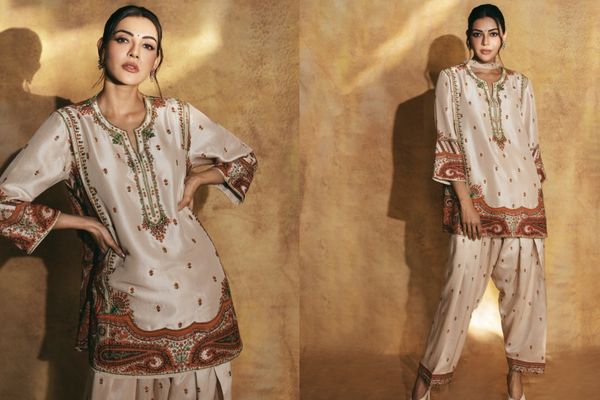 Kajal Aggarwal Stuns in Regal Indian Wear With Effortless Charm