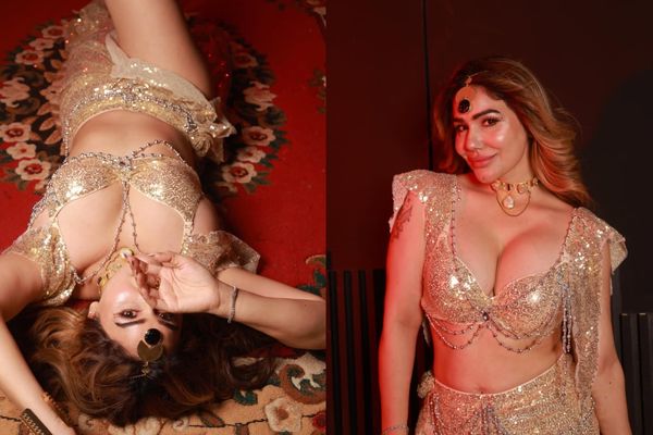 Kangna Sharma’s Bold Gold Look Proves Confidence Is the Best Accessory