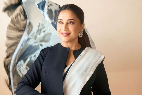 Madhuri Dixit’s Black-and-White Saree Look Is Pure Elegance, Fans Can’t Stop Admiring It