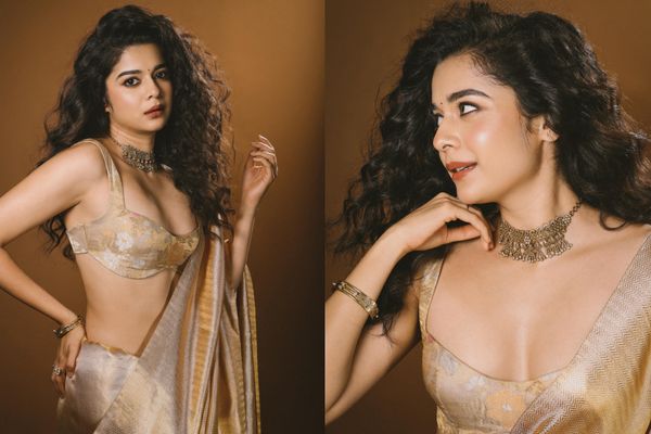 Mithila Palkar Blends Classic Saree Style With Modern Elegance