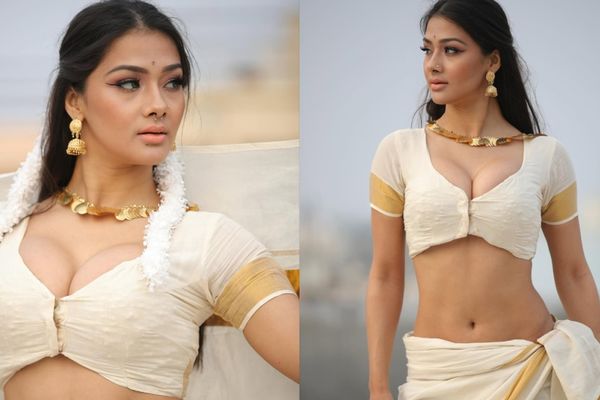 Namrita Malla Redefines Saree Glam With Bold Confidence and Cultural Grace