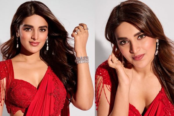 Nidhhi Agerwal: ఎర్ర మందారంలా మెరిసిపోతున్న నిధి అగర్వాల్.. బ్యూటీఫుల్ స్టిల్స్