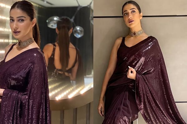 Raai Laxmi Stuns in a Shimmering Sequined Ensemble, See Her Latest Glamorous Photos