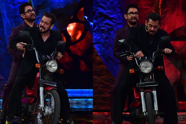 Salman Khan And Aamir Khan Recreate Iconic Andaz Apna Apna Moment On Bigg Boss Hindi Season 18 Grand Finale