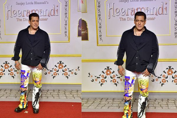Salman Khan Steals The Show At Heeramandi Premiere With Quirky Dragon Ball Z Pants