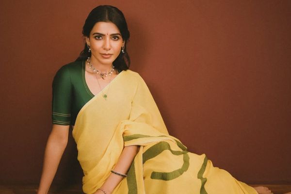 Samantha Ruth Prabhu’s Yellow Kasavu Saree Look Redefines Soft Glam Elegance