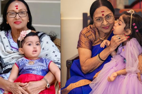 Saroja Devi: பேத்திகள் என்றால் அவ்வளவு பிரியம்.. வாரிசுகளோடு விளையாடும் சரோஜா தேவி!