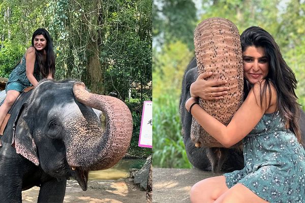 Sharanya Shetty’s Joyful Vacation In Sri Lanka’s Elephant Camp