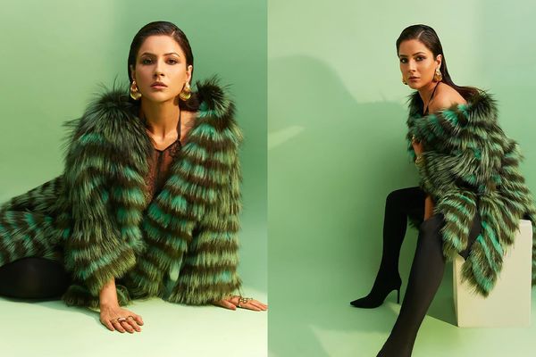Shehnaaz Gill Wins Over Internet With Latest HOT Snaps, Dons Fur Coat & Heels