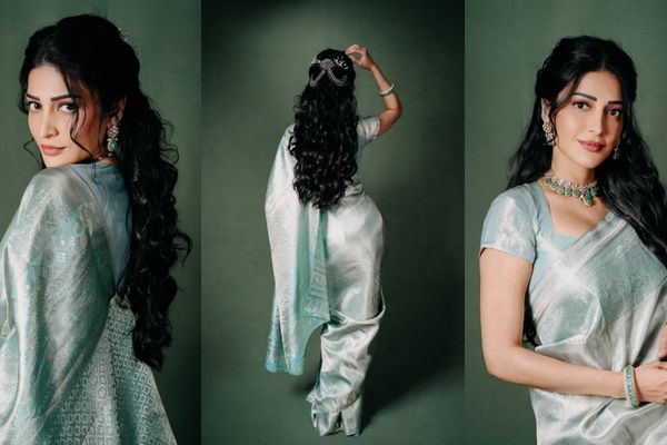 Shruti Haasan's Royal Saree Style Is Every Fashion Lover's New Inspiration