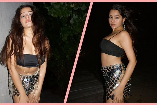 Simran Kaur Turns Up the Heat in Daring Mirror Skirt Photoshoot