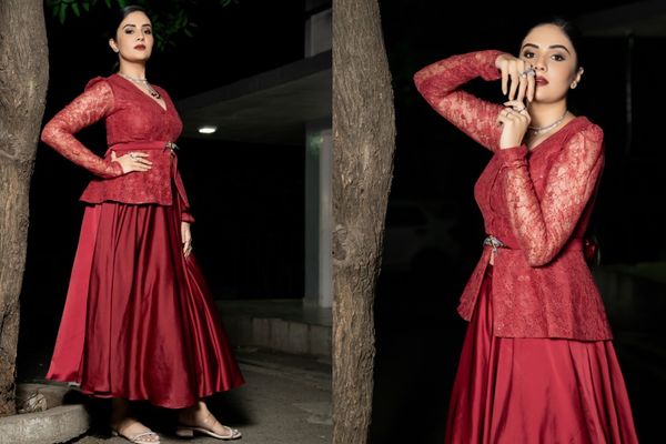 Sreemukhi's Bold Red Fashion Look Is Winning Celebrity Style Fans