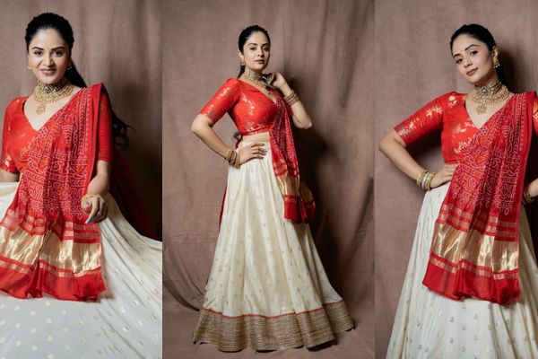 Sreemukhi's Regal Fashion Moment Blends Timeless Heritage With Today's Trends