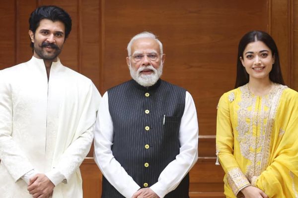 Vijay Deverakonda, Rashmika Mandanna Met Prime Minister Sri Narendra Modi Ji
