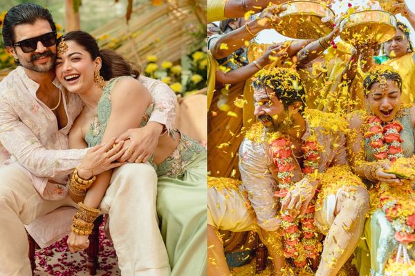 Virosh Haldi Event: వెడ్డింగ్ ఆఫ్ విరోష్.. విజయ్ - రష్మికల హల్దీ ఈవెంట్ ఫోటోలు చూశారా?