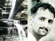 ಬೆಳ್ತಂಗಡಿಯ ಎರ್ಮಾಯಿ ಫಾಲ್ಸ್ ನಲ್ಲಿ ಚಿತ್ರ ನಿರ್ದೇಶಕ ಸಂತೋಷ್ ಜಲಸಮಾಧಿ