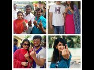 ಮತದಾನ ಮಾಡಿದ ಆರ್ ಆರ್ ನಗರ ಕ್ಷೇತ್ರದ ಸ್ಟಾರ್‌ ಗಳು 