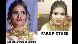 ರಾನು ಮೊಂಡಲ್ ಮೇಕಪ್ ಫೋಟೋ ಫೇಕ್: ಬೇಸರ ವ್ಯಕ್ತಪಡಿಸಿದ ಮೇಕಪ್ ಆರ್ಟಿಸ್ಟ್