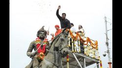 'ಗಂಡುಗಲಿ ಮದಕರಿ ನಾಯಕ': ಆರಂಭದಲ್ಲೇ ಎಡವಟ್ಟು, ದರ್ಶನ್ ವಿರುದ್ಧ ಭುಗಿಲೆದ್ದ ಸಿಟ್ಟು.!