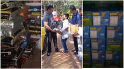 ದಾಸನ ಮನವಿಗೆ ಅಭಿಮಾನಿಗಳ ಸ್ಪಂದನೆ: ಡಿ ಬಾಸ್ ಮನೆಯಲ್ಲಿ ದವಸ-ಧಾನ್ಯಗಳ ರಾಶಿ
