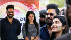 ನಟಿ ಮೇಘ ಶೆಟ್ಟಿ ಜೊತೆ ಹೋಳಿ ಆಡಿದ 'ಬಿಗ್ ಬಾಸ್-7' ವಿನ್ನರ್ ಶೈನ್ ಶೆಟ್ಟಿ