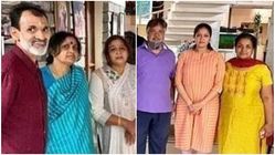 ಮೇಘನಾ ರಾಜ್ ಭೇಟಿಯಾಗಿ ಧೈರ್ಯ ತುಂಬಿದ ರಾಘವೇಂದ್ರ ರಾಜ್ ಕುಮಾರ್ ಕುಟುಂಬ 