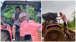ಟ್ರ್ಯಾಕ್ಟರ್ ಹತ್ತಿ ಭತ್ತದ ಗದ್ದೆ ಉಳುಮೆ ಮಾಡುತ್ತಿರುವ ಸಲ್ಮಾನ್ ಖಾನ್ ವಿಡಿಯೋ ವೈರಲ್