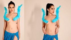 Urfi Javed Video: उर्फी जावेद ने ब्रालैस होकर लगा लिए सींग, नेकेड लुक से काट दिया सेकेंडों में बवाल 