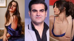 डीपनेक ड्रेस में झुकते हुए जॉर्जिया ने दिखाया हैवी फिगर, लोग बोले- चांदी काट रहे हैं अरबाज खान