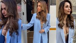 व्हाइट ब्रालैट छिपाने के लिए ऐसी हरकत करतीं दिखीं Malaika Arora, लोग बोले- 'टॉप पहनना भूल गई'