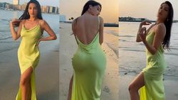 ग्रीन बैकलेस में Nora Fatehi ने फ्लॉन्ट किया हॉट फिगर, Video देख पानी पानी हो गए लोग!