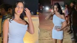 कंधे से खिसकती ड्रेस पहनकर निकलीं Suhana Khan, लोग बोले ये तो Urfi Javed है!