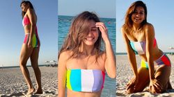 Kriti Kharbanda ने रंग बिरंगी बिकिनी पहन बीच पर दिए ऐसे पोज, बोल्ड तस्वीरों ने बढाया पारा!