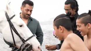 सलमान खान ने 'बैटल ऑफ गलवान' के गाने 'मैं हूं' में किसके घोड़े के साथ की है शूटिंग?