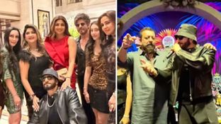 पार्टी में रणवीर सिंह का धमाका, कभी संजय दत्त से गवाया धुरंधर सॉन्ग तो कभी शाहरुख खान के साथ दिया पोज पार्टी में रणवीर सिंह का धमाका, कभी संजय दत्त से गवाया धुरंधर सॉन्ग तो कभी शाहरुख खान के साथ दिया पोज