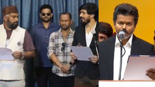ಸಿಎಂ ವಿಜಯ್ ರೀತಿ ಹೊಸ ನಟನ ಪ್ರಮಾಣ ವಚನ; ರಾಜ್ಯಪಾಲರ ಗೆಟಪ್&zwnj;ನಲ್ಲಿ ಸುನಿ, ಸಖತ್ ಫನ್